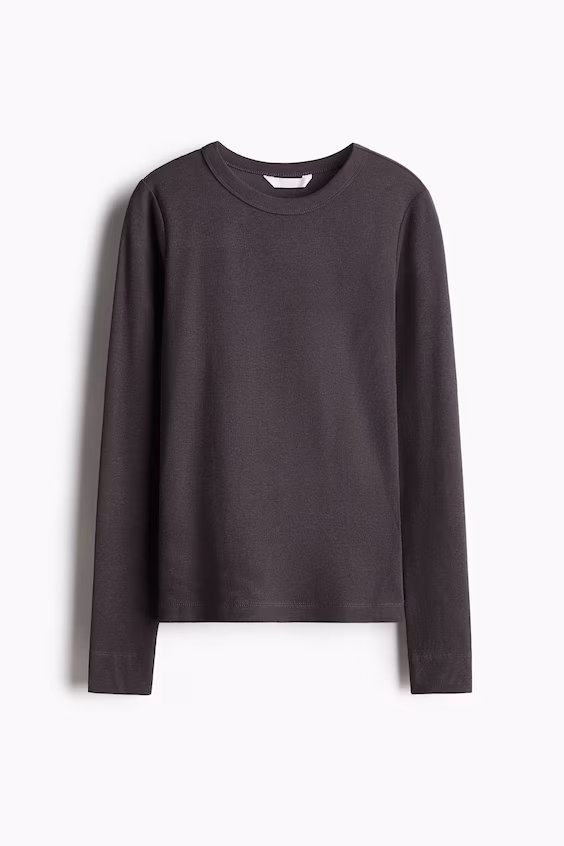 Свитер в рубчик