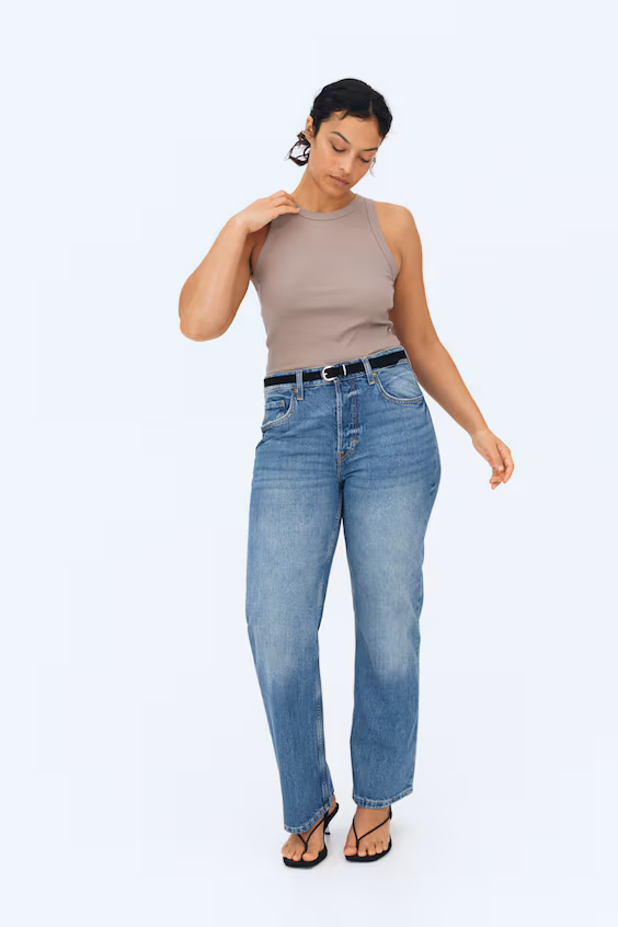 Безрукавка в рубчик