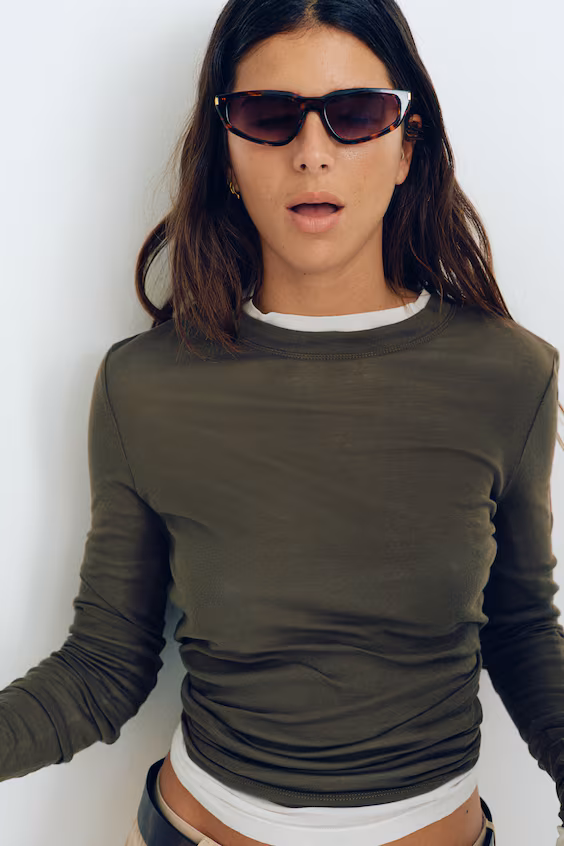 Солнечные очки угловатой формы h&m