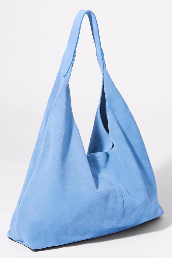 Большая сумка-тоут из замши