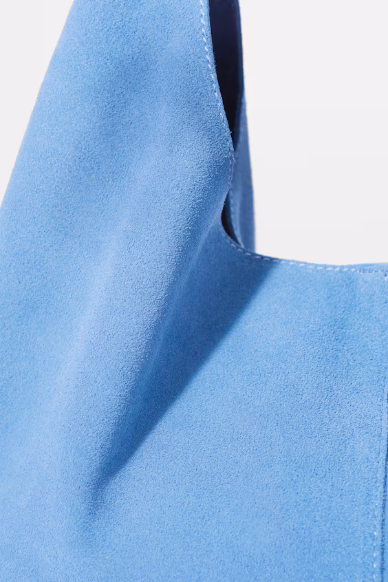 Большая сумка-тоут из замши