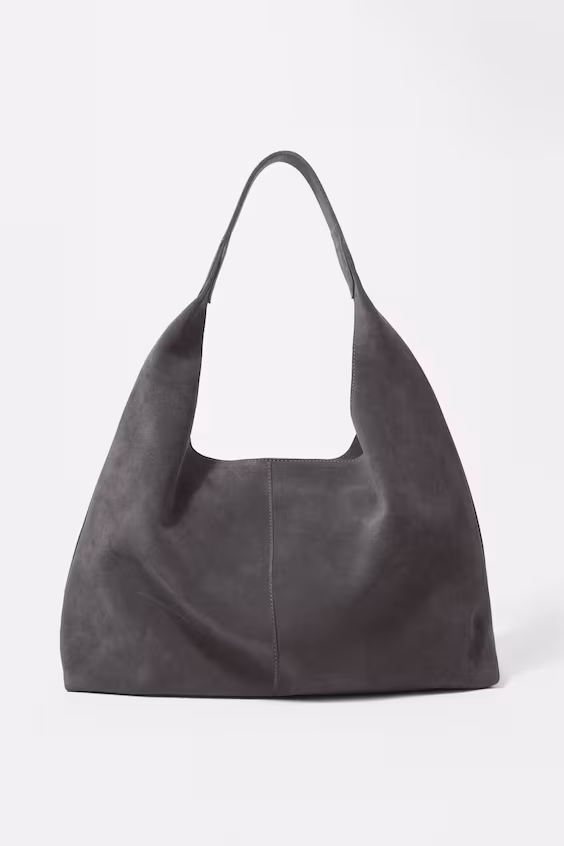 Большая сумка из замши