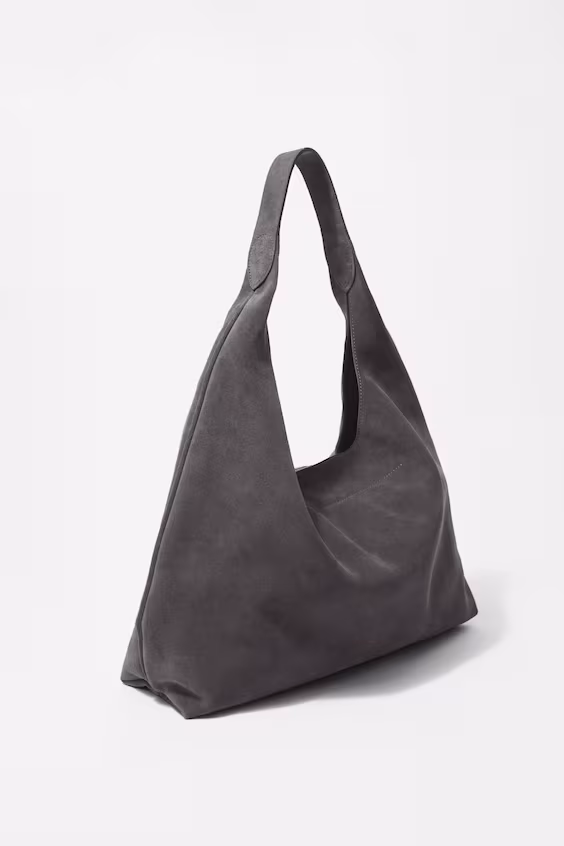 Большая сумка из замши