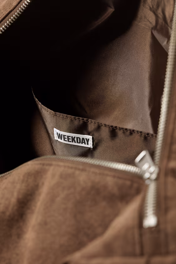 Сумка через плечо из хлопка с обработкой