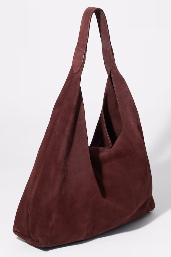 Сумка большая из замши