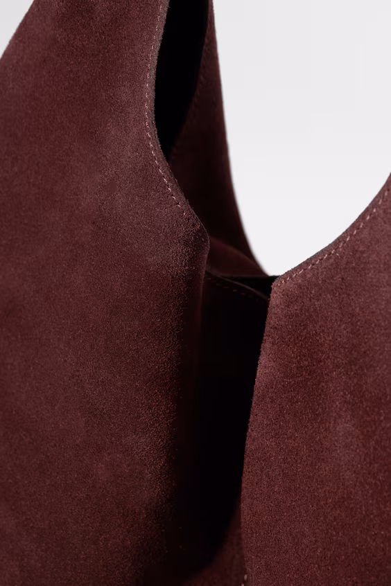 Сумка большая из замши