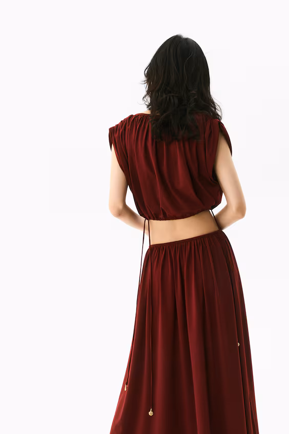 Топ плиссированный