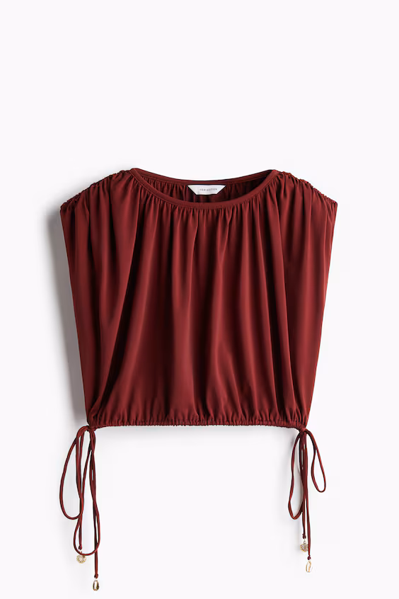 Топ плиссированный