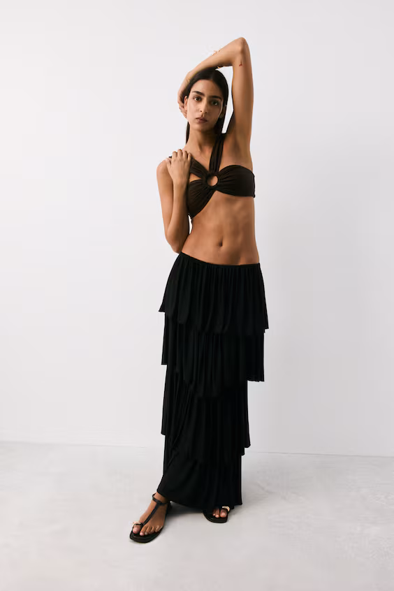 Юбка с оборками