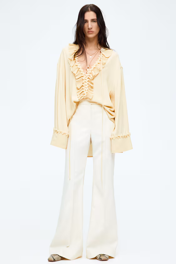 Комбинезон в стиле бохо с линиями