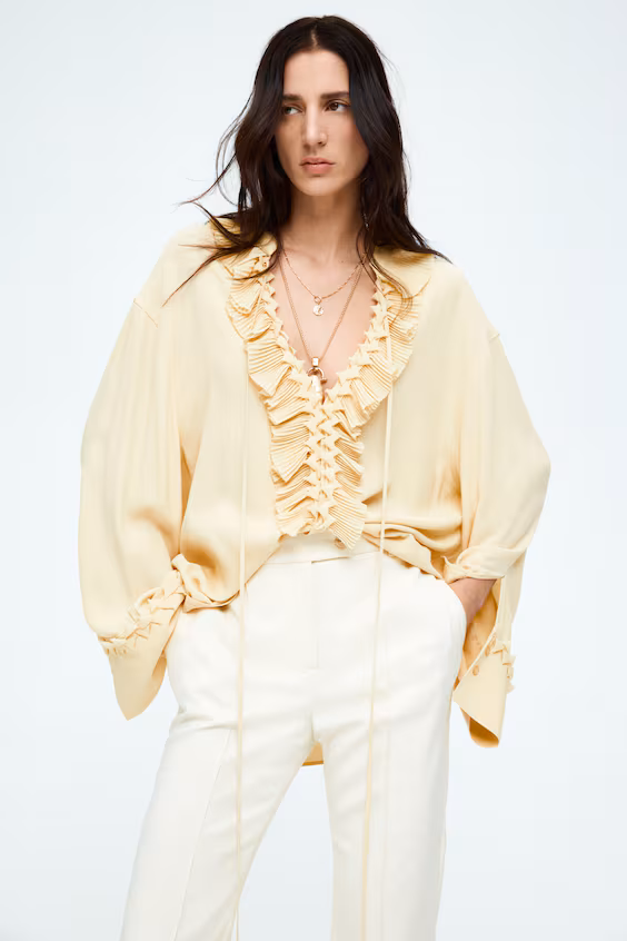 Комбинезон в стиле бохо с линиями