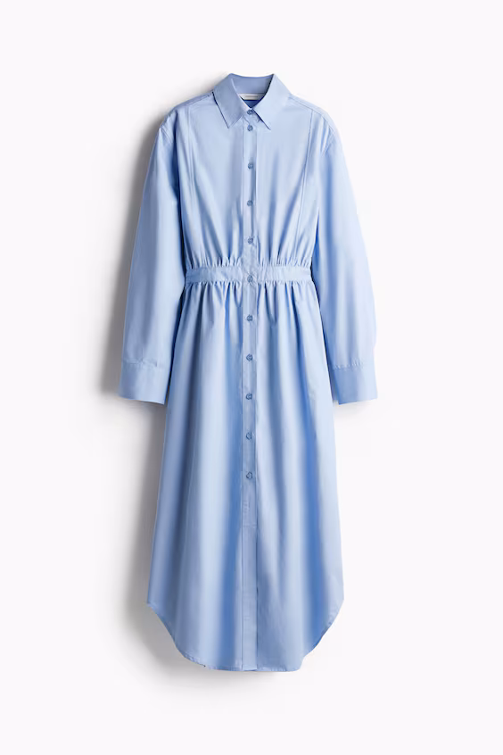 Платье рубашка из хлопка