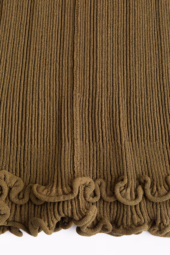 Топ без рукавов из рубчика