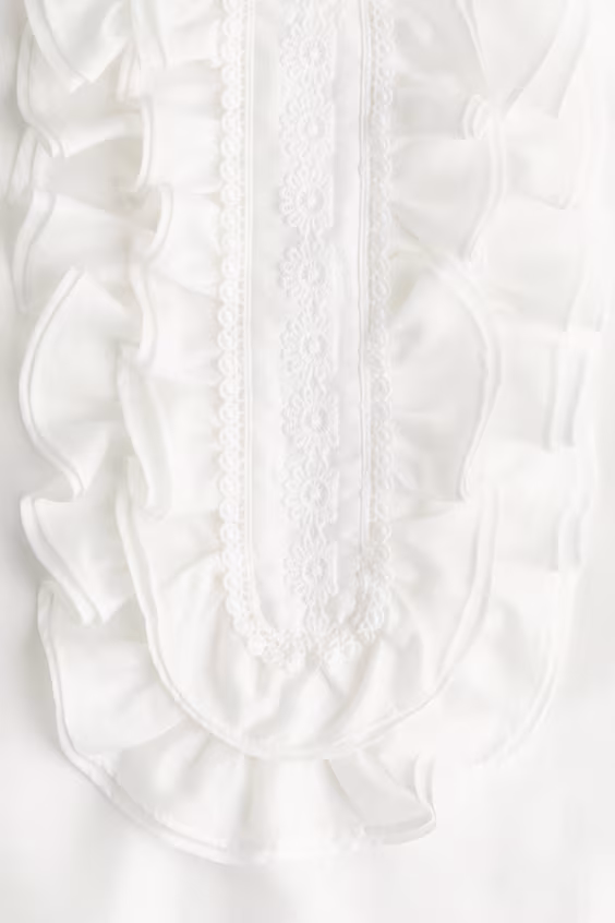 Блузка с оборками