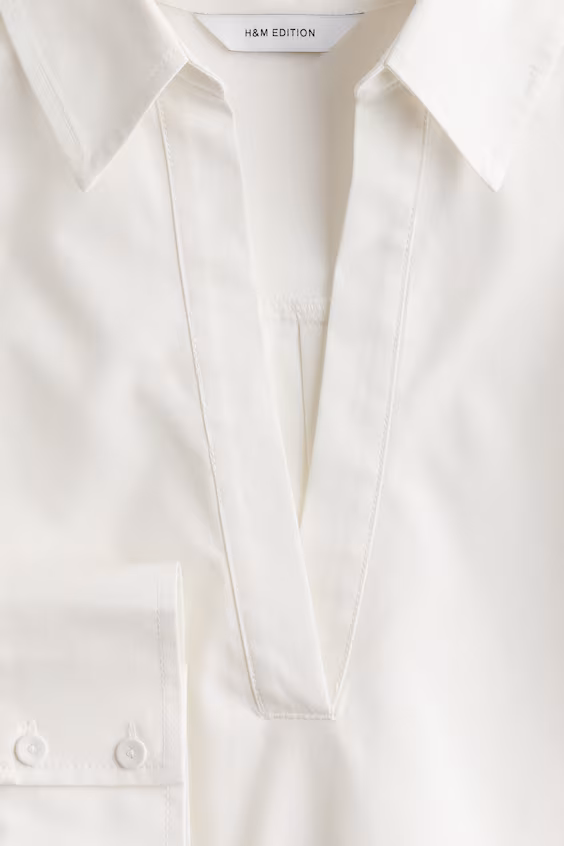 Рубашка-попон в стиле попелина