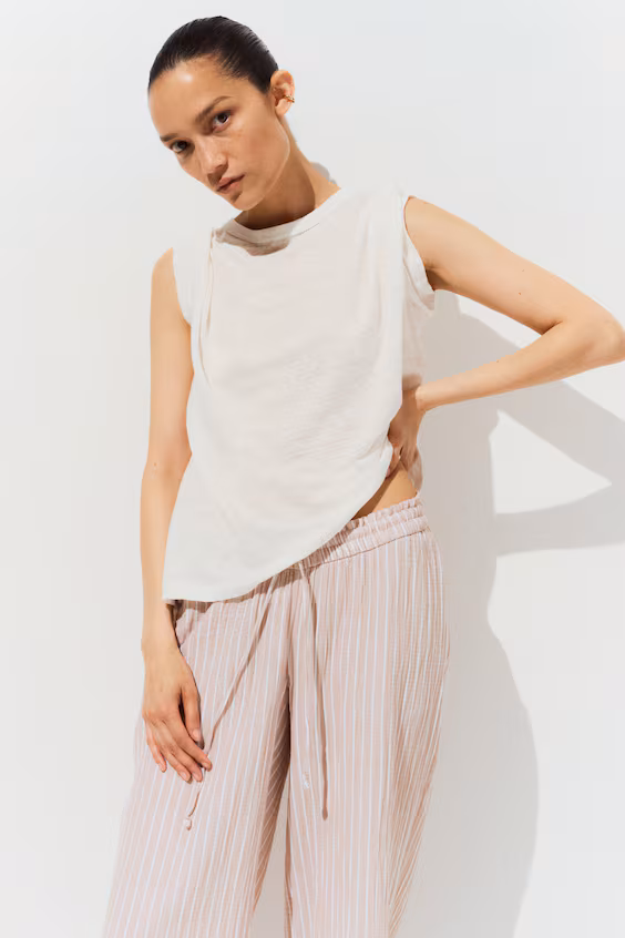 Mama комфортные широкие брюки из муселина