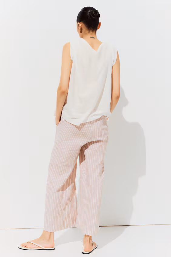 Mama комфортные широкие брюки из муселина