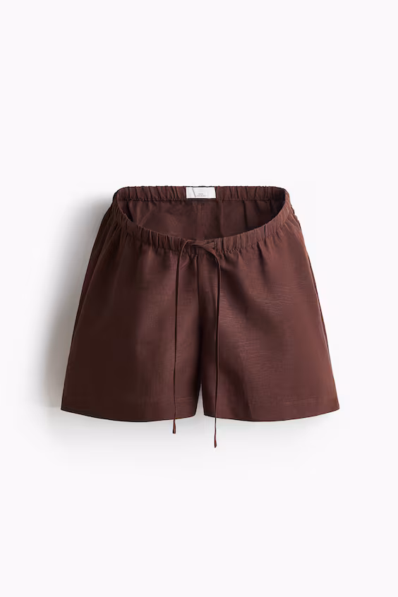 Mama calções before & after в смеси льна