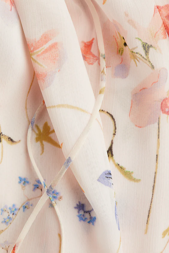 H&m платье maxi с рукавами-батэн