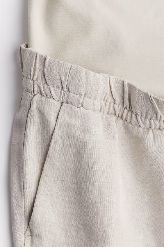 Mama штаны из смеси льна