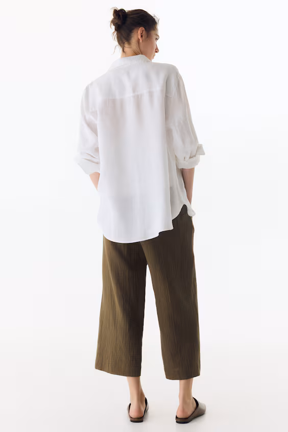 Mama комфорт широкие брюки из муслина