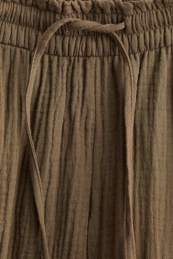 Mama комфорт широкие брюки из муслина