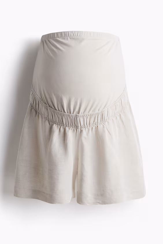 Mama шорты из смесового льна