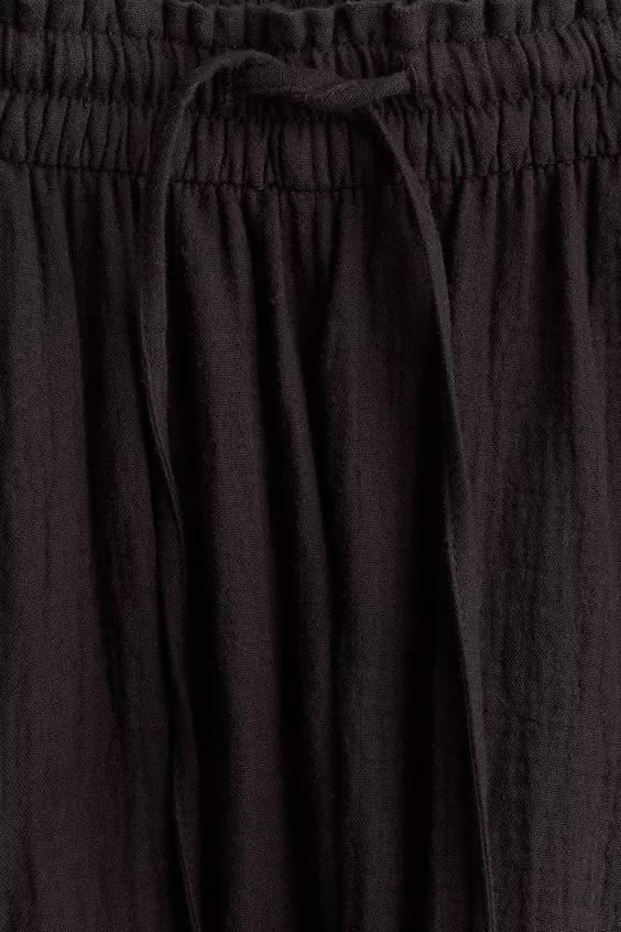 Mama комфортные широкие брюки из муселина