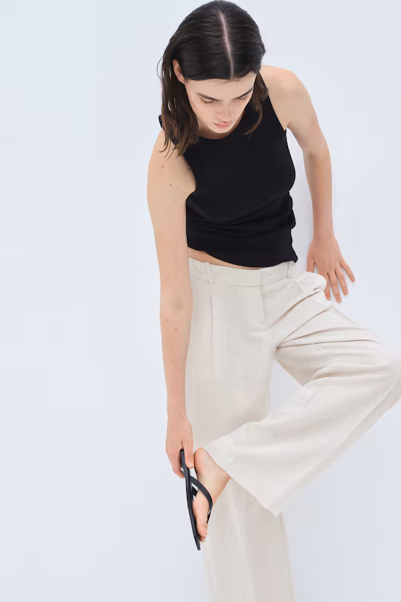 Брюки before & after в льняной смеси