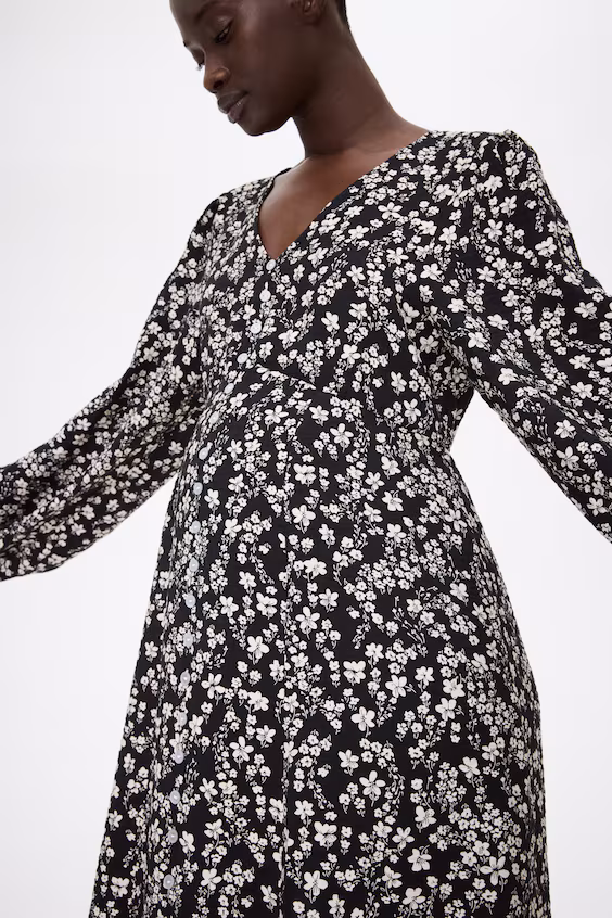 Платье mama с пуговицами спереди