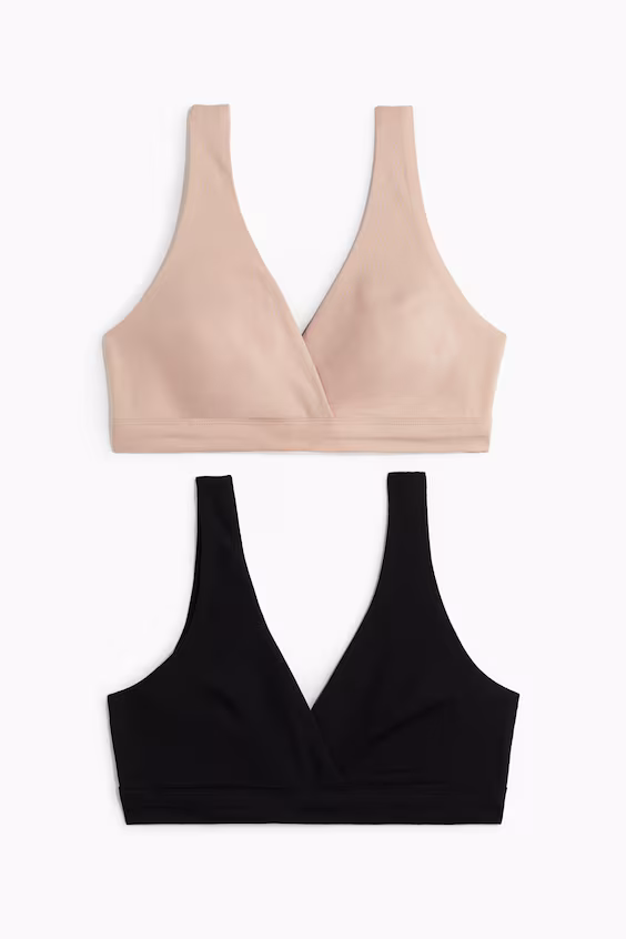 Mama набор из 2 бюстгальтеров для кормления на хлопковой основе