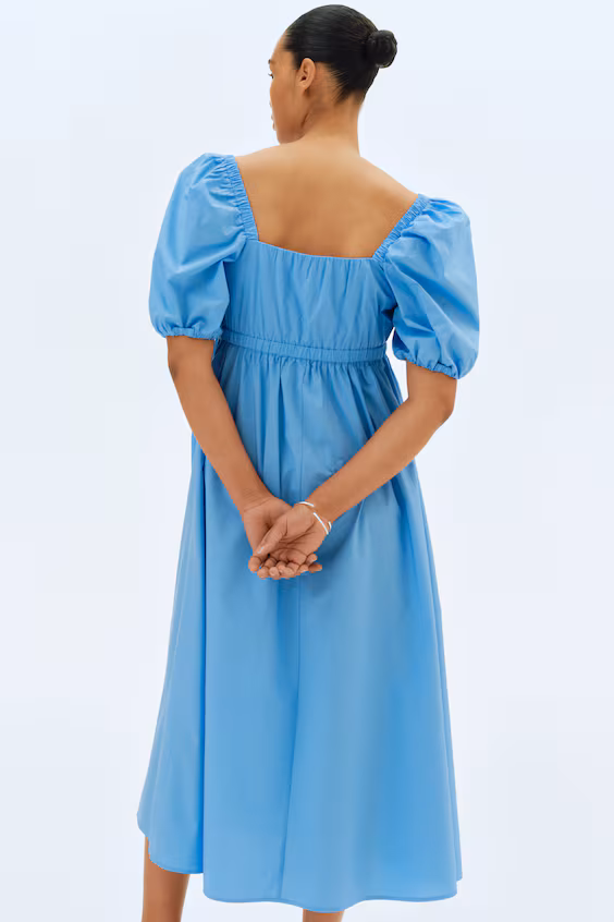 H&m платье из хлопковой вискозной поплина для беременных