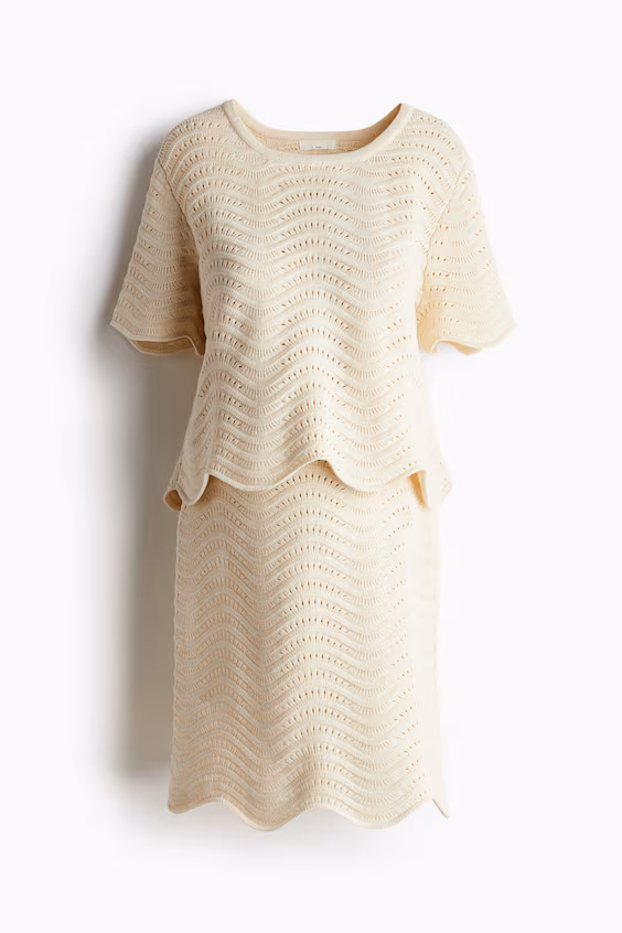 Mama комплект из 2-х предметов из вязаного полушерстяного полотна