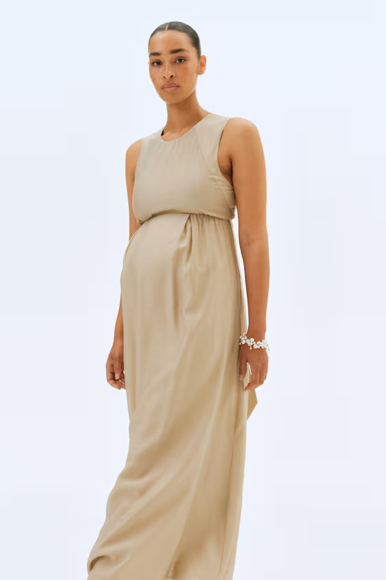 Mama вечернее платье с завязкой на спине