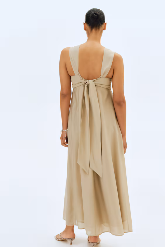 Mama вечернее платье с завязкой на спине