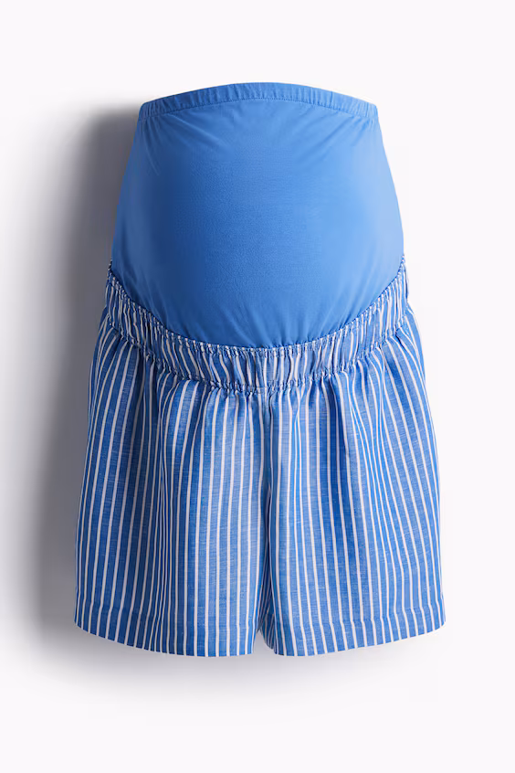 Шорты для беременных из смесового льна h&m