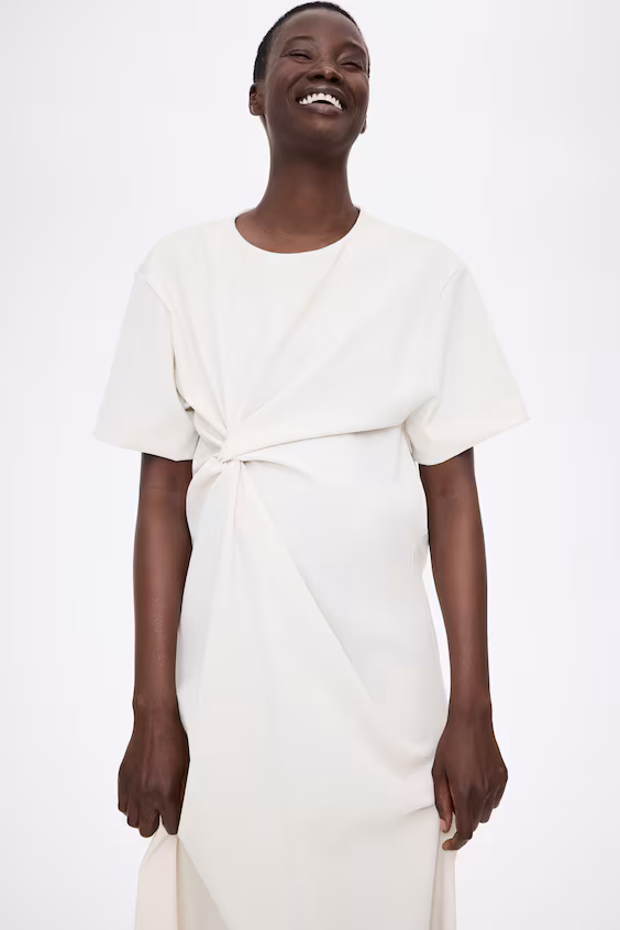 Платье h&m с узлом