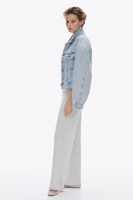 Брюки из джерси с вязаным узором