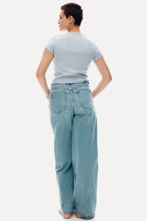 Облегающая футболка h&m