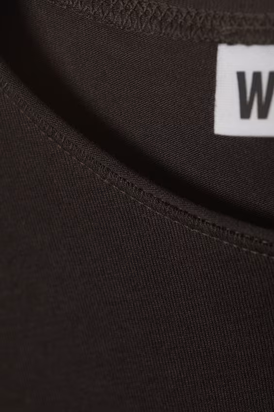 Свитер из хлопкового трикотажа с длинными рукавами