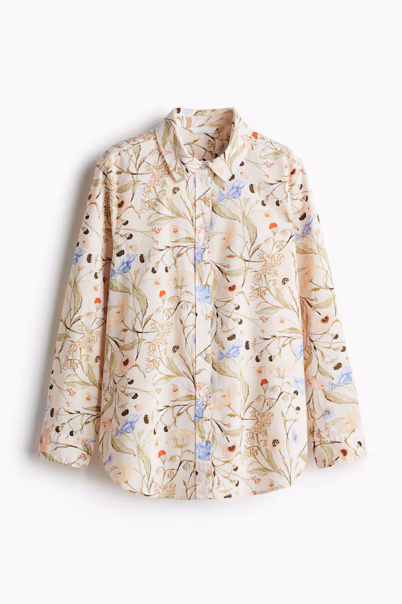 Рубашка из смесового льна