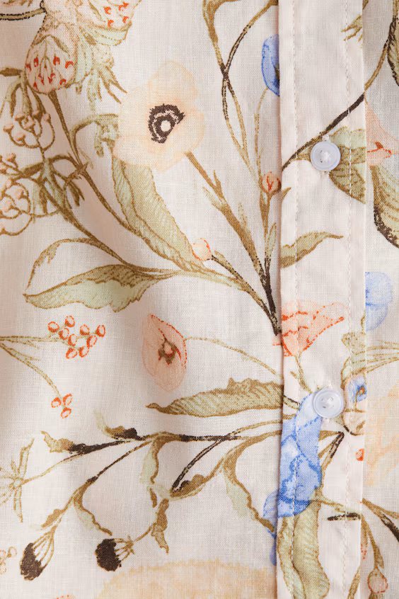 Рубашка из смесового льна