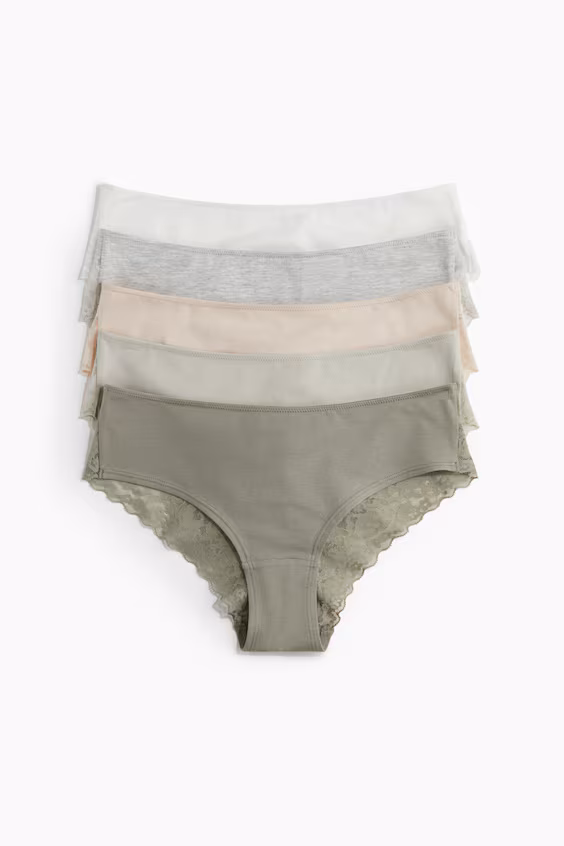 Пакет из 5 трусов hipster