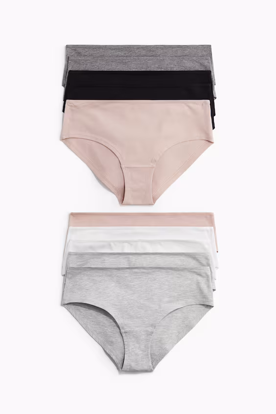 Пачка из 10 трусиков hipster