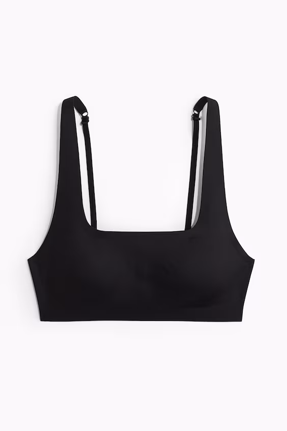 Софт-бра из микрофибры с мягкими вставками