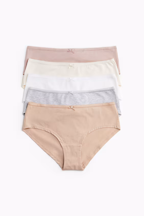 Пачка из 5 трусиков hipster из хлопка