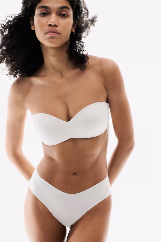 Пакет из 2 бандо с бюстгальтерами на подкладке из микрофибры