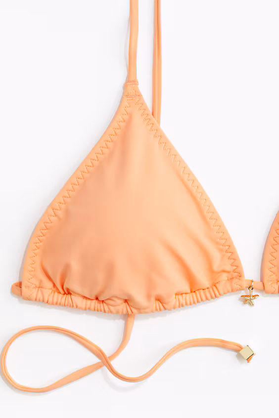 Треугольный стеганый бюстгальтер