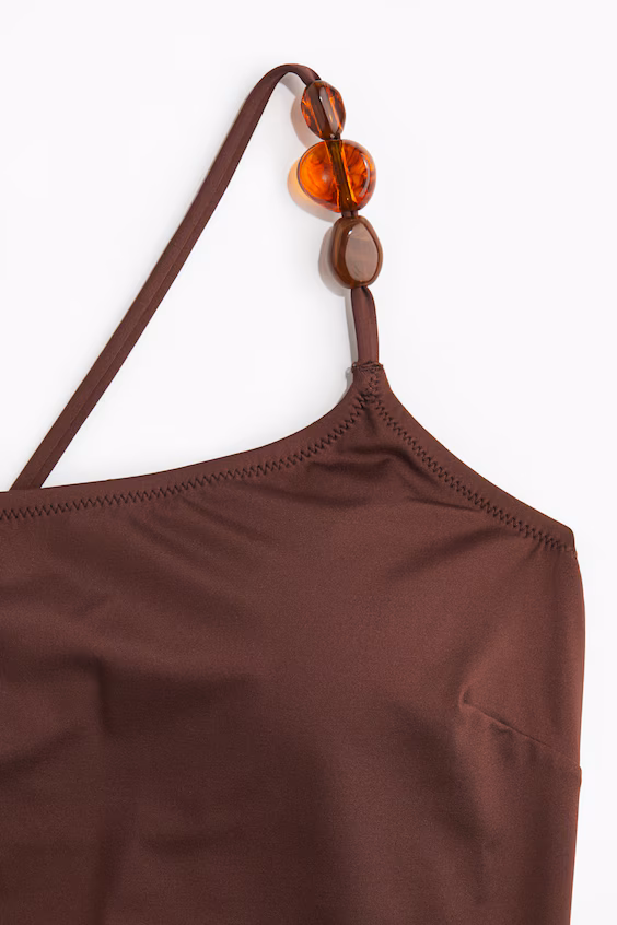 Купальник с подкладкой на одно плечо