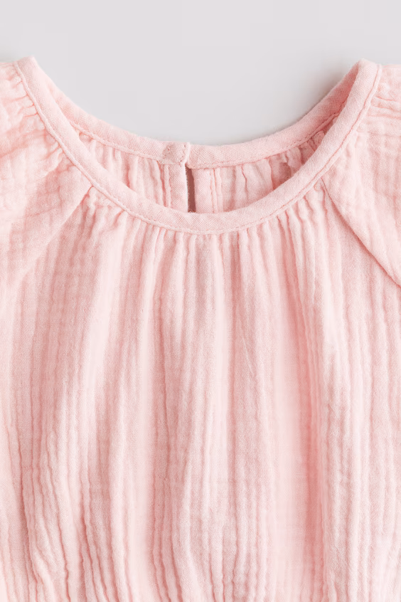 Блуза из хлопковой муселина